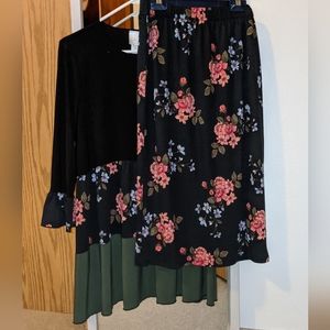 Zadiebs Grace Top and Skirt (S/M)